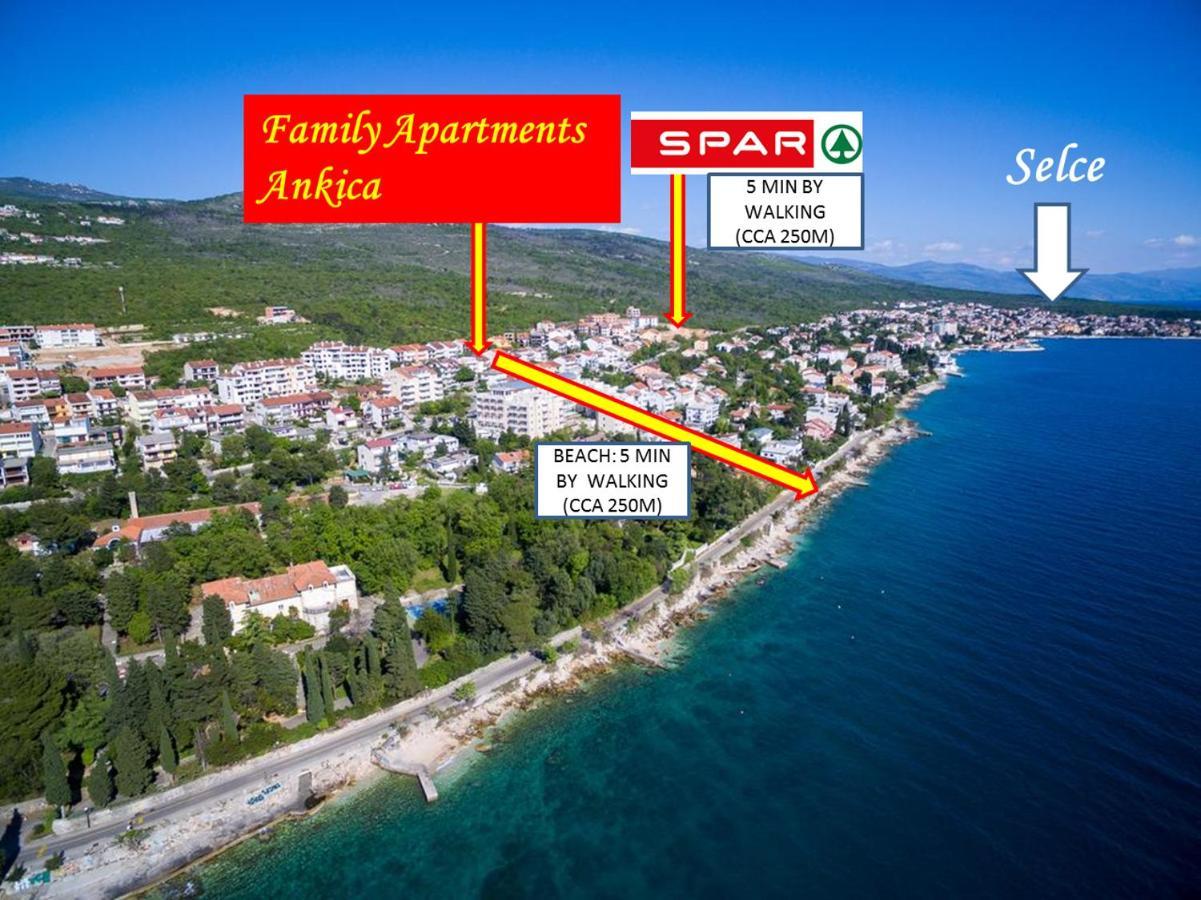 Family Apartments Ankica Crikvenica Dış mekan fotoğraf